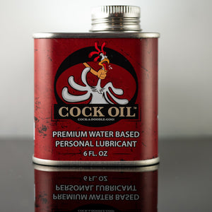 CockOil Water Based Premium Lubricant - 6 FL OZ Can