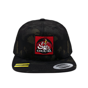 CockOil Brand Camo Flex Fit /Hat